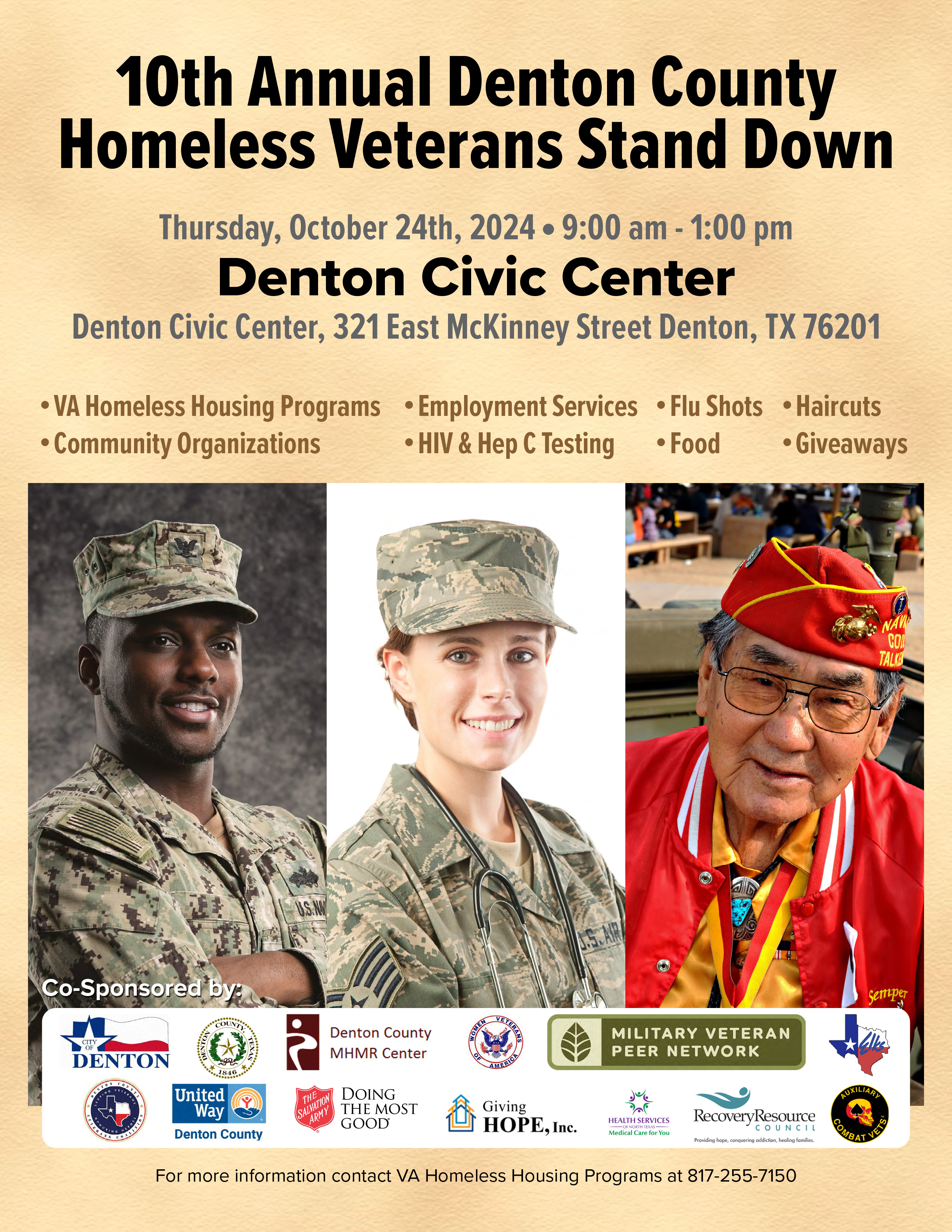 Veteran Stand Down flyer