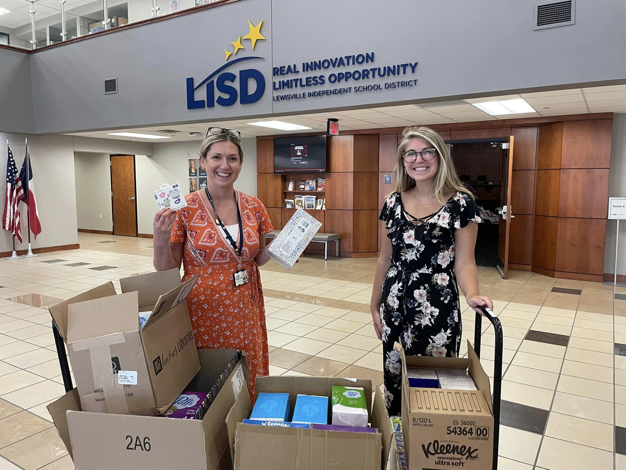 LISD receives school supplies