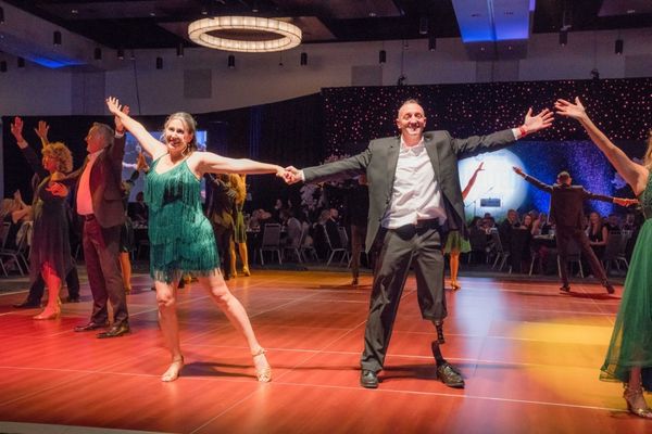 UNITED Tribute Dancers finish up the Group Dance.