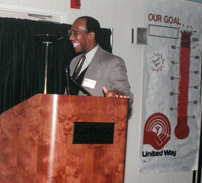 John Baines 1990s as United Way of Denton County board chair