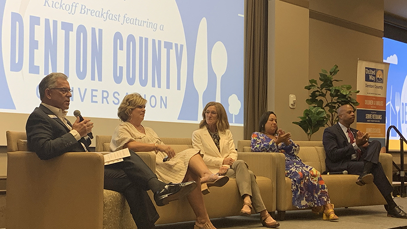 Kickoff Breakfast panel in Denton