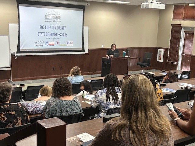 Women UNITED Members Listening to Homelessness Data Dashboard