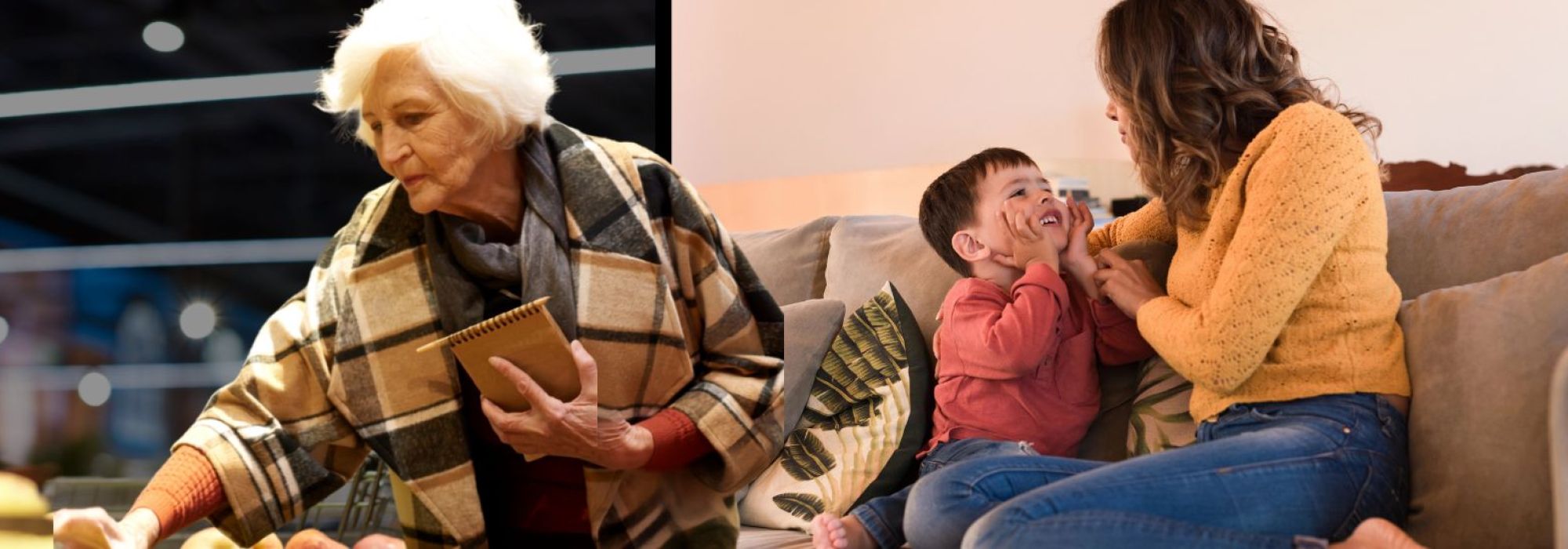 Senior Woman & Single Mom